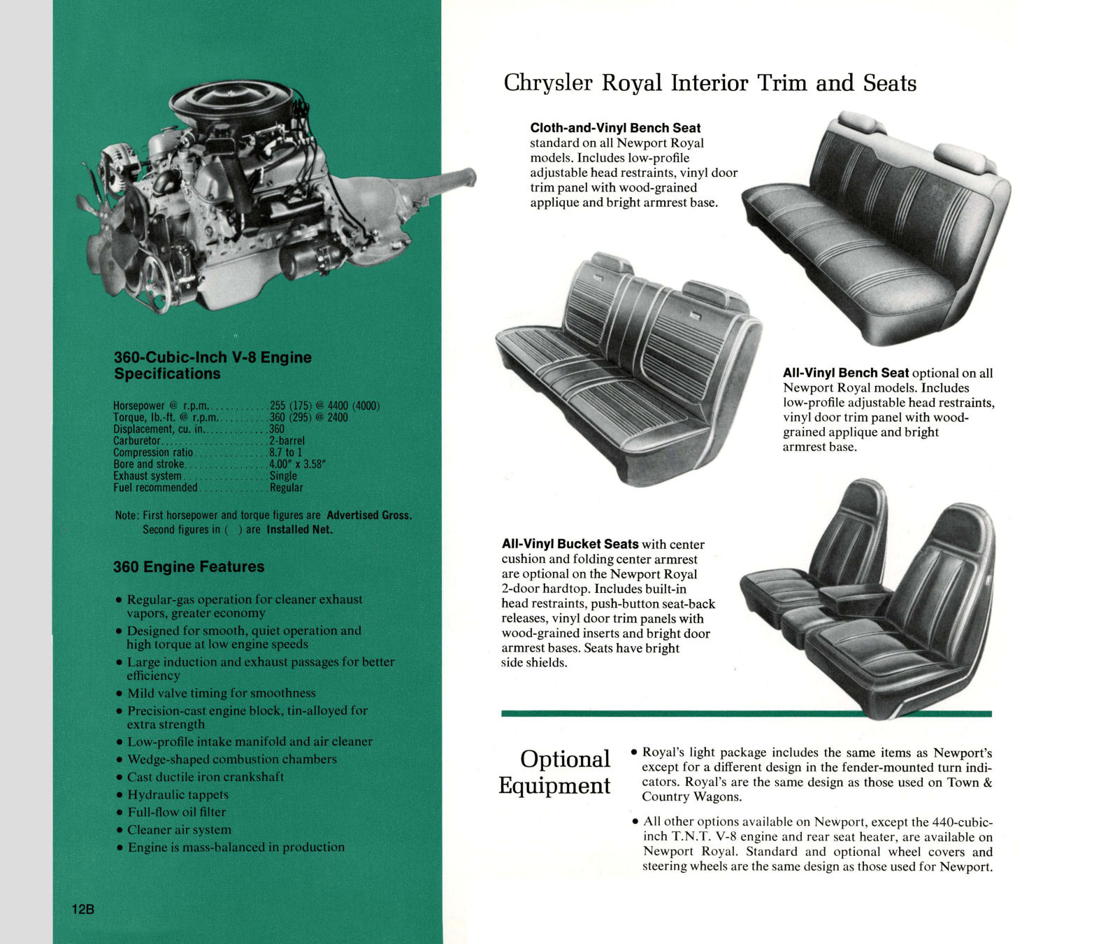 1971 Chrysler Features Brochure Page 38